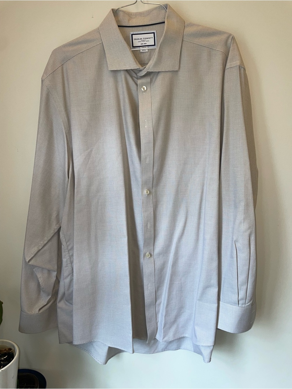 Charles Tyrwhitt Classic Beige Dress Shirt